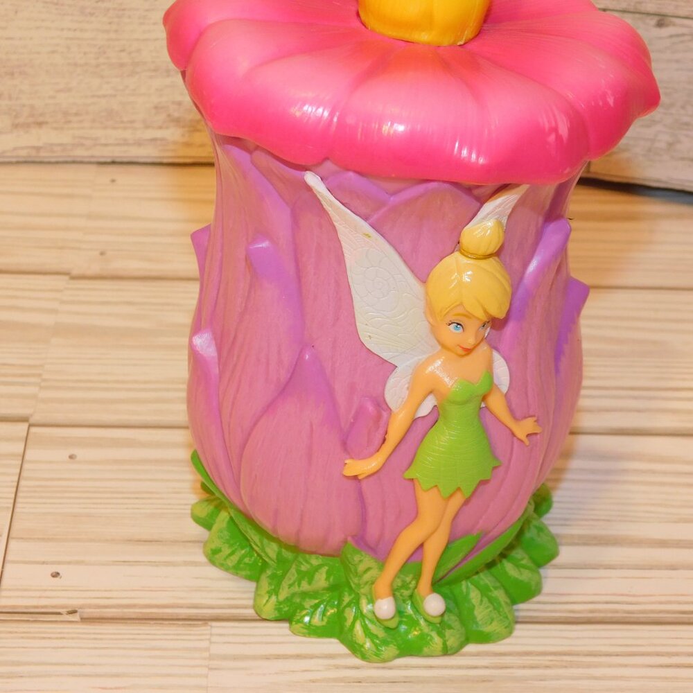 Disney On Ice Flip Top Tinkerbell Souvenir Cup *